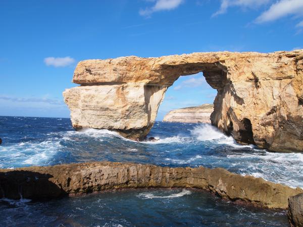 nothing last forever, the arch or the window in Gozo is gone, maybe after a storm like this one.