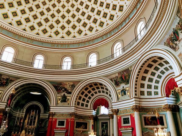 The biggest dome? No, there are bigger ones. But it was the dome in our city, the Mosta dome.