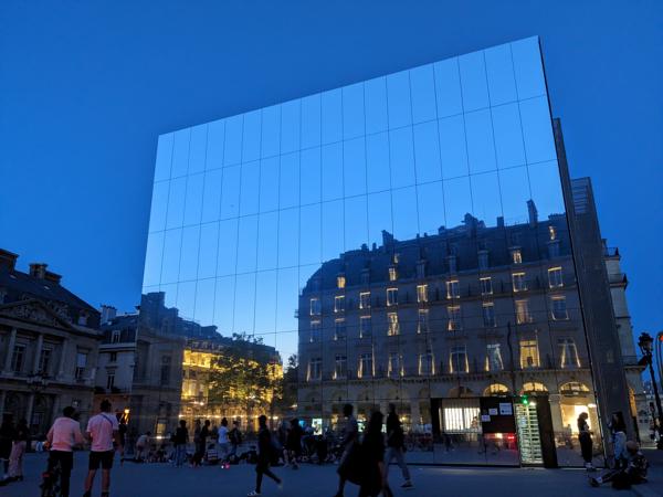 Temporary installations in Paris. I was lucky to pass that day and capture it. If not, would I remember this amazing view?